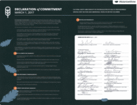 The Declaration of Commitment, signed by all BC health profession regulatory colleges